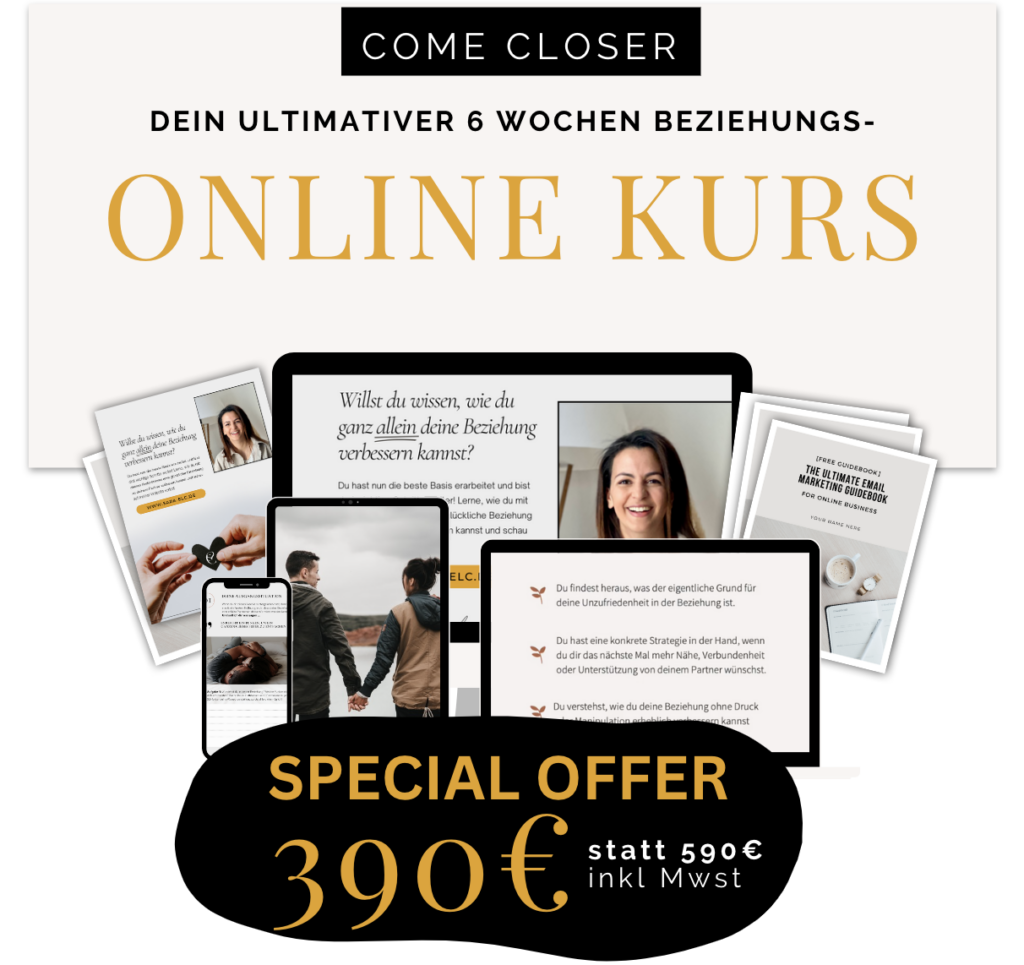 Online Kurs Beziehung retten - in 6 Wochen zur glücklichen Beziehung